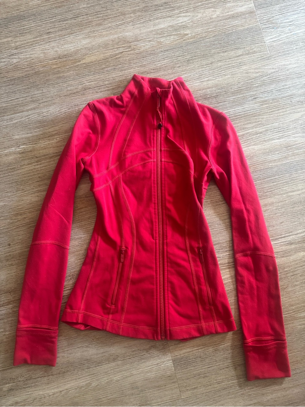 Red Lululemon Define Jacket